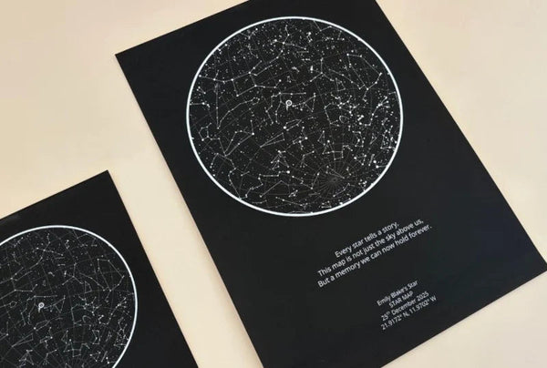 Framed A3 Image of your Star