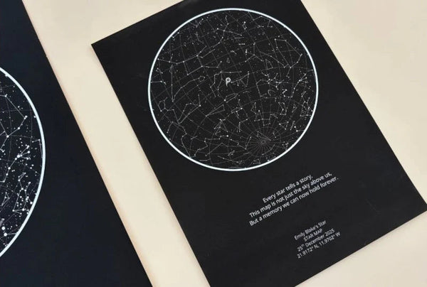 Framed A4 Image of your Star